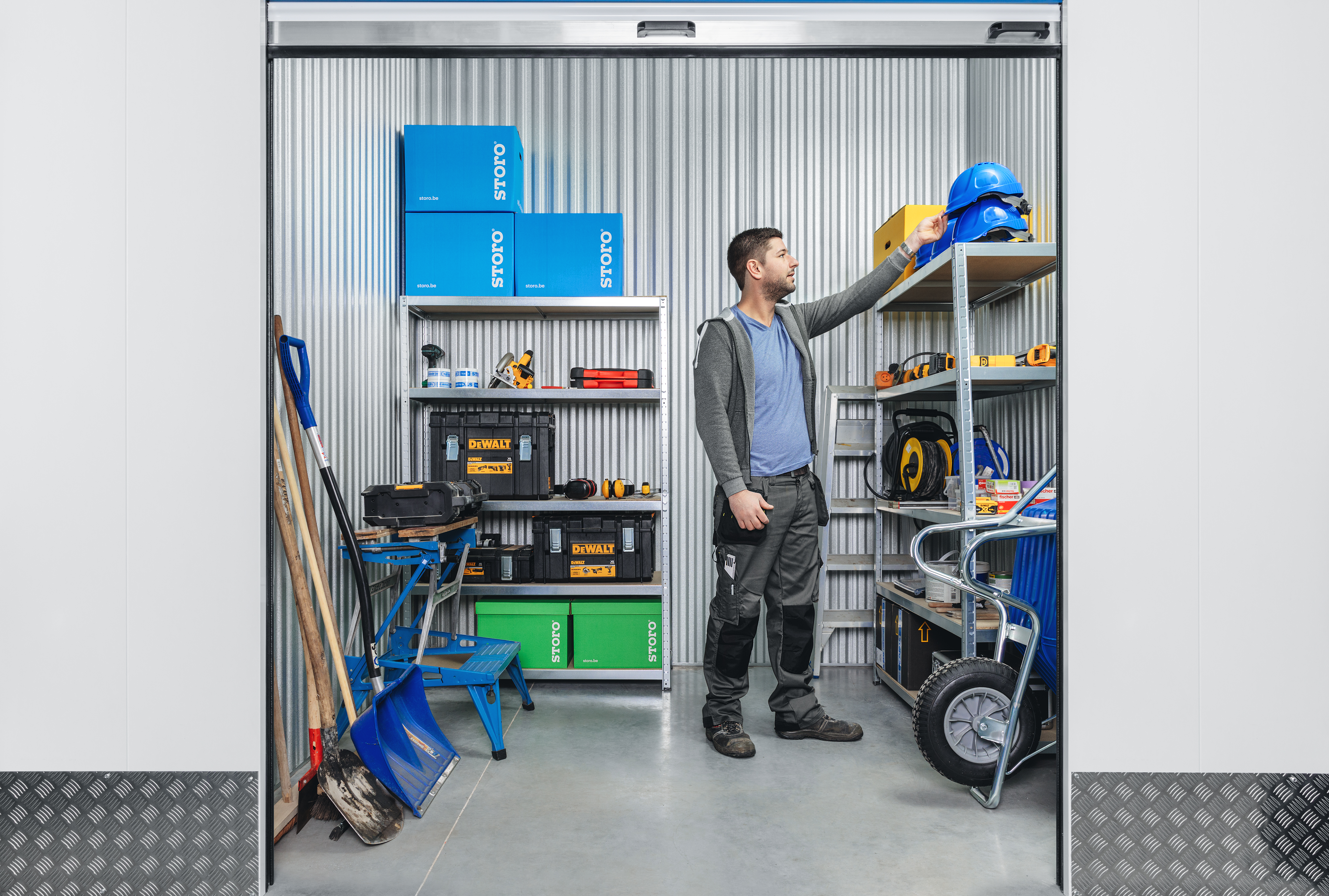 Stockage ruimte te huur werkmateriaal