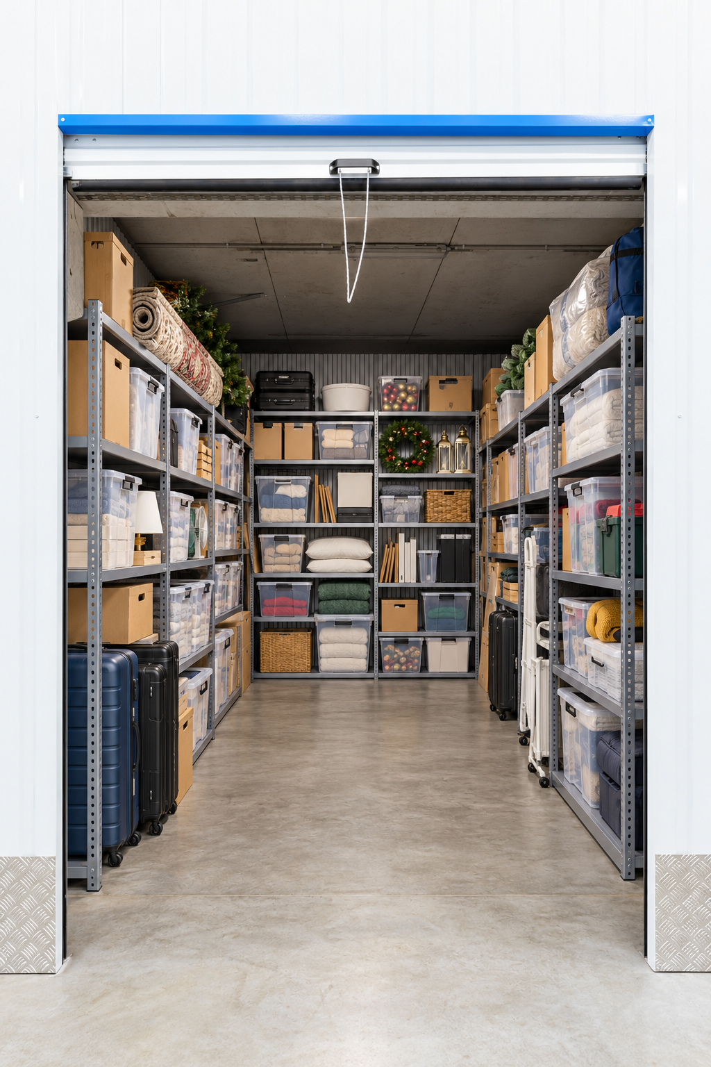 Organised Self Storage Unit Interior